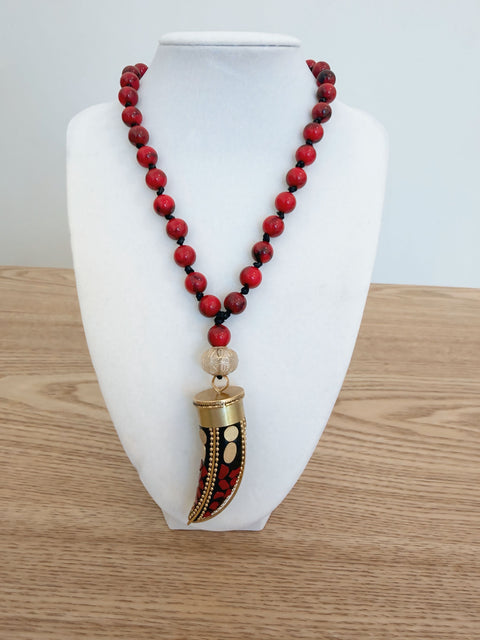 "Amuleto Rosso" necklace — ITALICA Boutique Sarasota