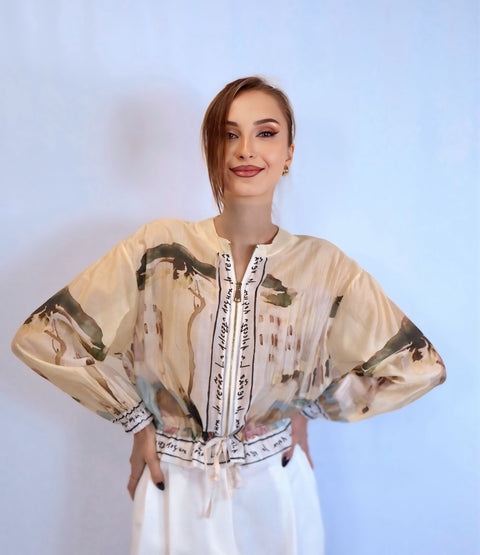 Lightweight summer bomber (yellow)