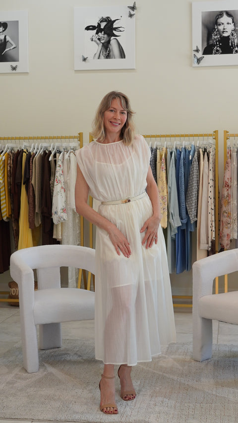 Light summer white dress — ITALICA Boutique Sarasota
