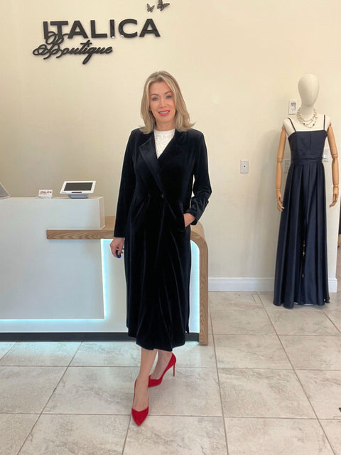 Corduroy trench coat — ITALICA boutique